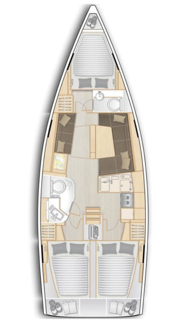 Wynajmij Hanse Hanse 388 w Denia