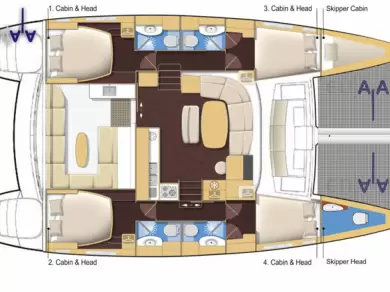 Wynajem łodzi San Vincenzo tanio Lagoon 440