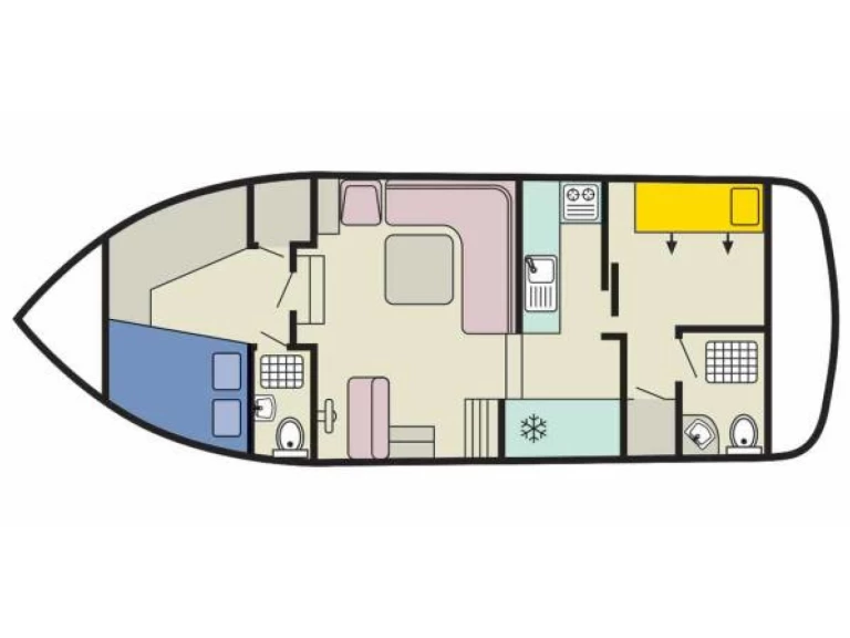 Wynajem Motorówka w Decize - Le Boat Corvette B
