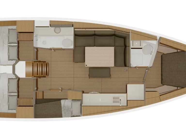 Wynajem Żaglowiec Dufour z patentem 