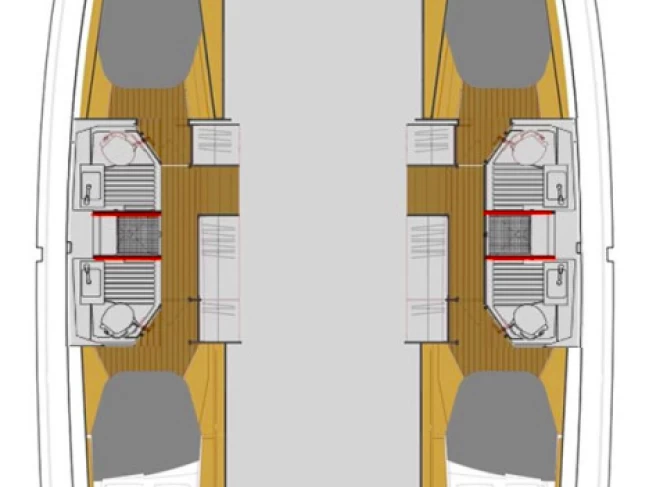Wynajmij Katamaran z lub bez skippera Fountaine Pajot w Piso Livadi