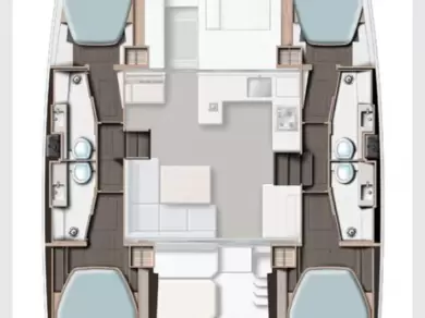 Wynajem Katamaran Leopard Catamarans / Robertson & Caine z patentem 