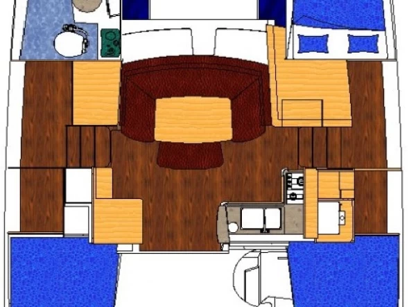 Wynajem łodzi Baie Taiohae tanio Mahe 36 Evolution