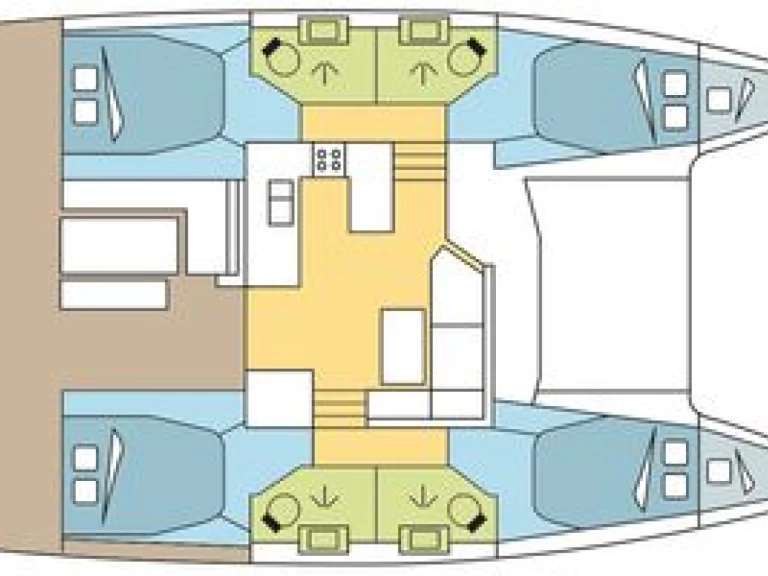 Fountaine Pajot Astrea 42 między profesjonalistami a osobami prywatnymi w Palermo