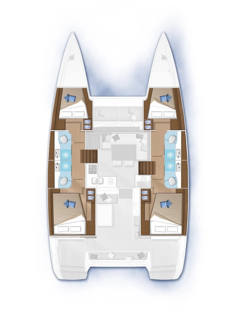 Lagoon Lagoon 40 między profesjonalistami a osobami prywatnymi w Trogir