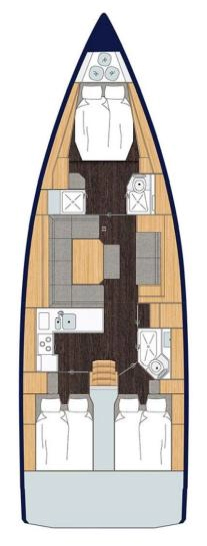 Wynajem Żaglowiec w Goecek - Bavaria Bavaria C45