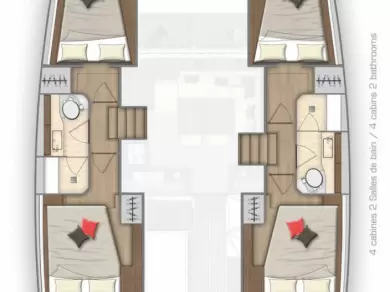 Wynajem Katamaran Lagoon z patentem 