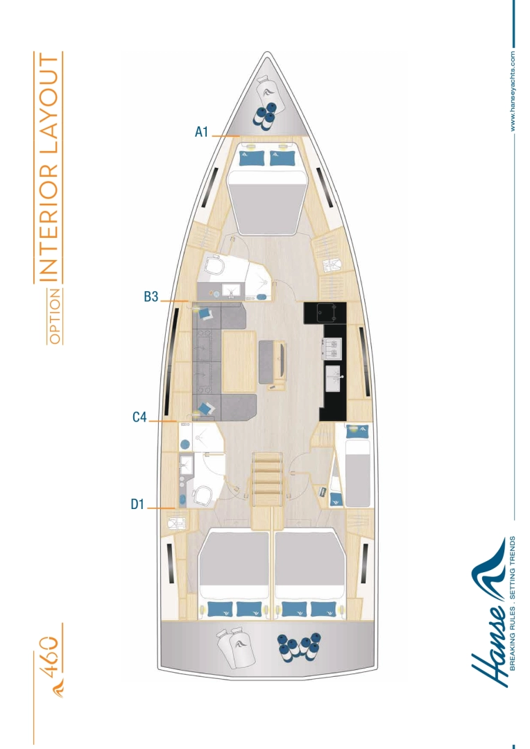Wynajem łodzi Hanse Hanse 460 w Marsylia na SamBoat 