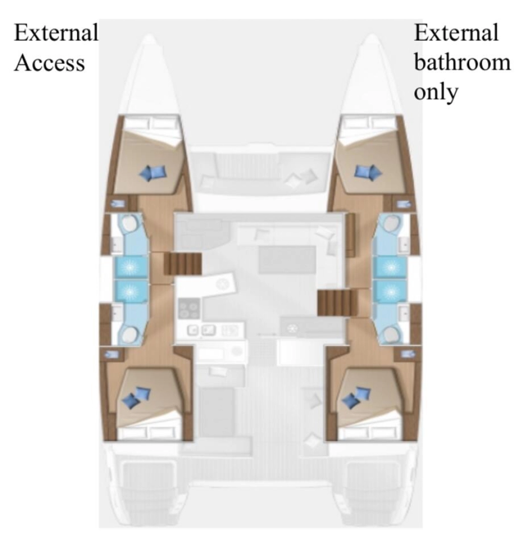 Wynajem łodzi Furnari tanio Lagoon 46