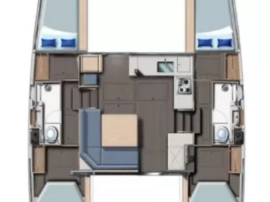 Wynajem Katamaran w Furnari - Leopard Catamarans / Robertson & Caine Leopard 40