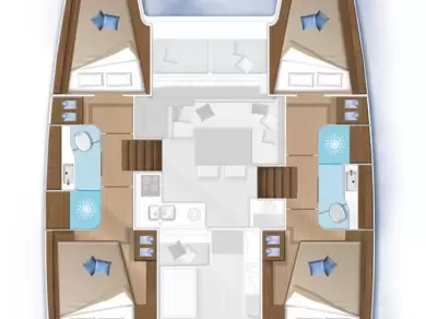 Wynajmij Katamaran z lub bez skippera Lagoon w Sibenik