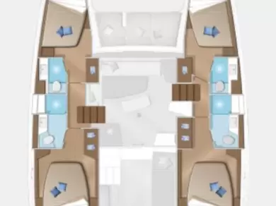 Wynajem łodzi Sibenik tanio Lagoon 42