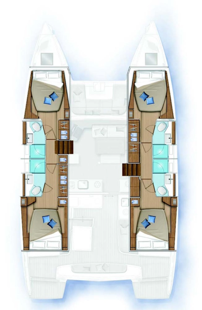 Wynajem Katamaran Lagoon z patentem 