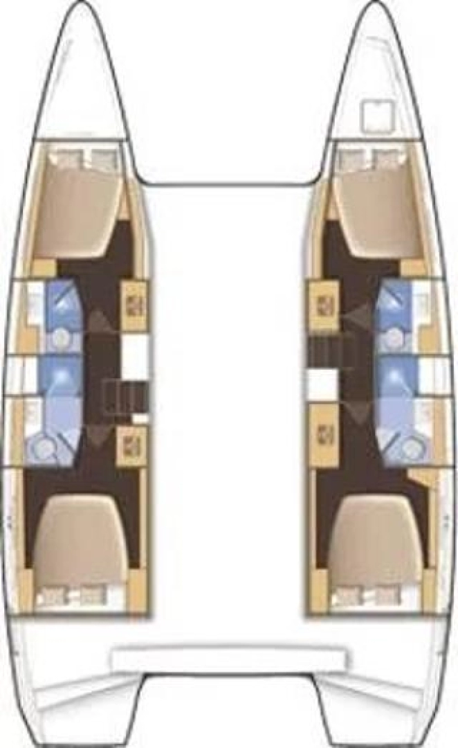 Lagoon Lagoon 42 między profesjonalistami a osobami prywatnymi w Portocolom