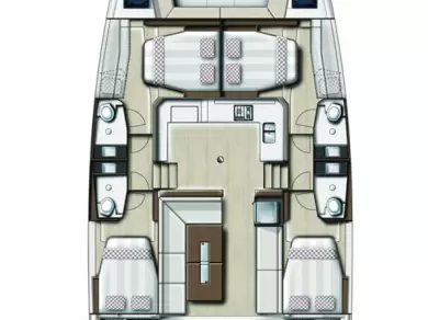 Wynajem łodzi Bali Bali Catspace Voile w Eden Island na SamBoat 