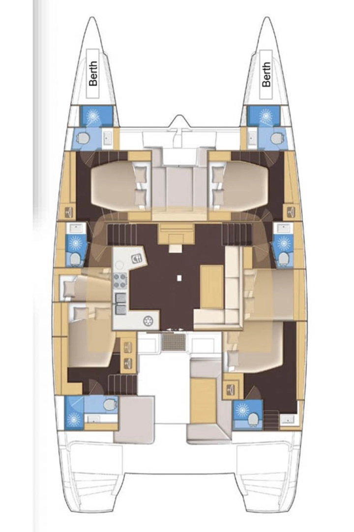 Wynajmij Katamaran z lub bez skippera Lagoon w Road Town