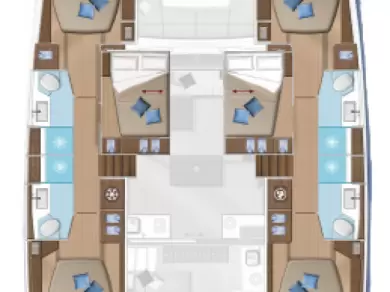 Wynajem łodzi Lagoon Lagoon 50 w Kos na SamBoat 