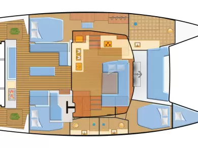 Fountaine Pajot Elba 45 między profesjonalistami a osobami prywatnymi w Rogoznica