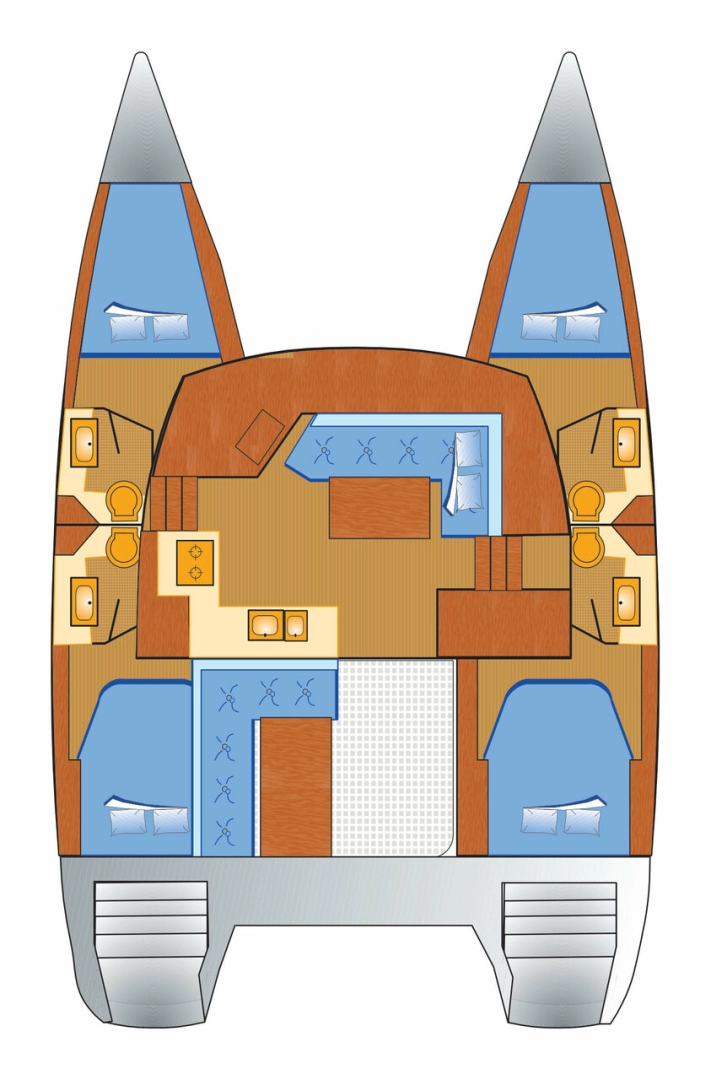 Wynajmij Fountaine Pajot Lucia 40 w Rogoznica