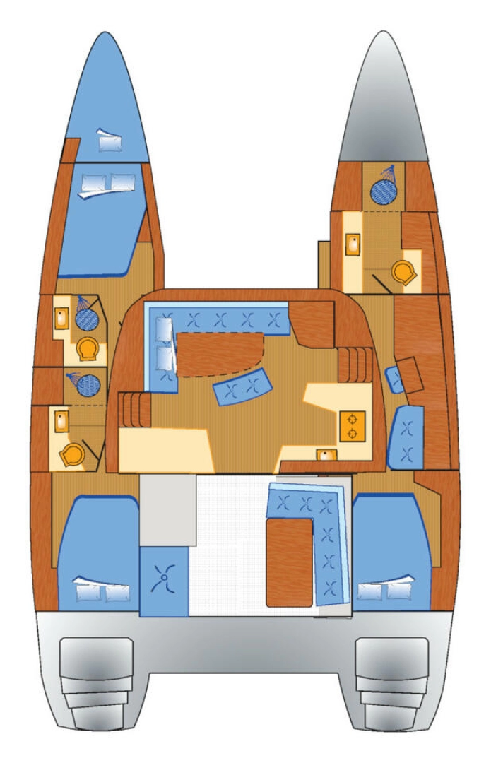 Wynajem łodzi Lagoon Lagoon 42 w Biograd na Moru na SamBoat 