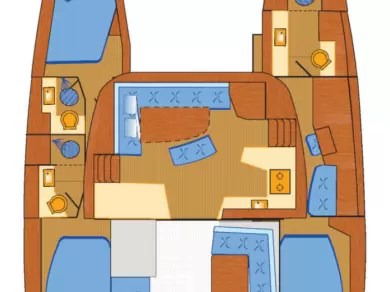 Wynajem łodzi Lagoon Lagoon 42 w Biograd na Moru na SamBoat 