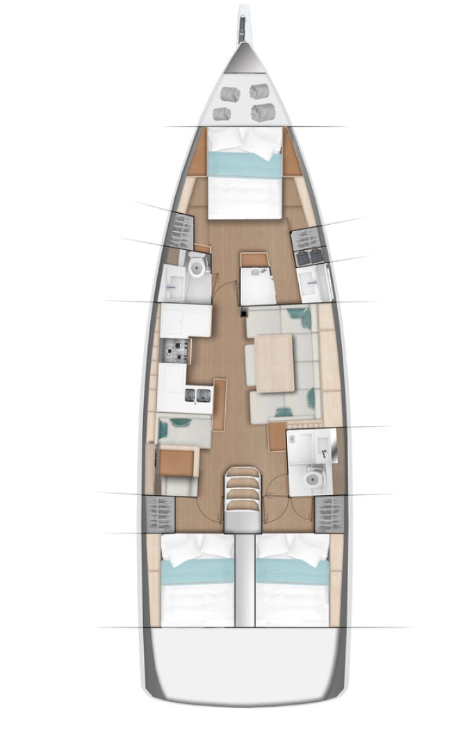 Wynajem łodzi Jeanneau Sun Odyssey 490 w Primosten na SamBoat 