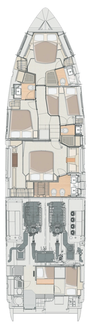 Wynajmij Azimut Azimut 72 Fly w Sukosan