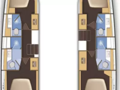 Wynajmij Katamaran z lub bez skippera Lagoon w Trogir