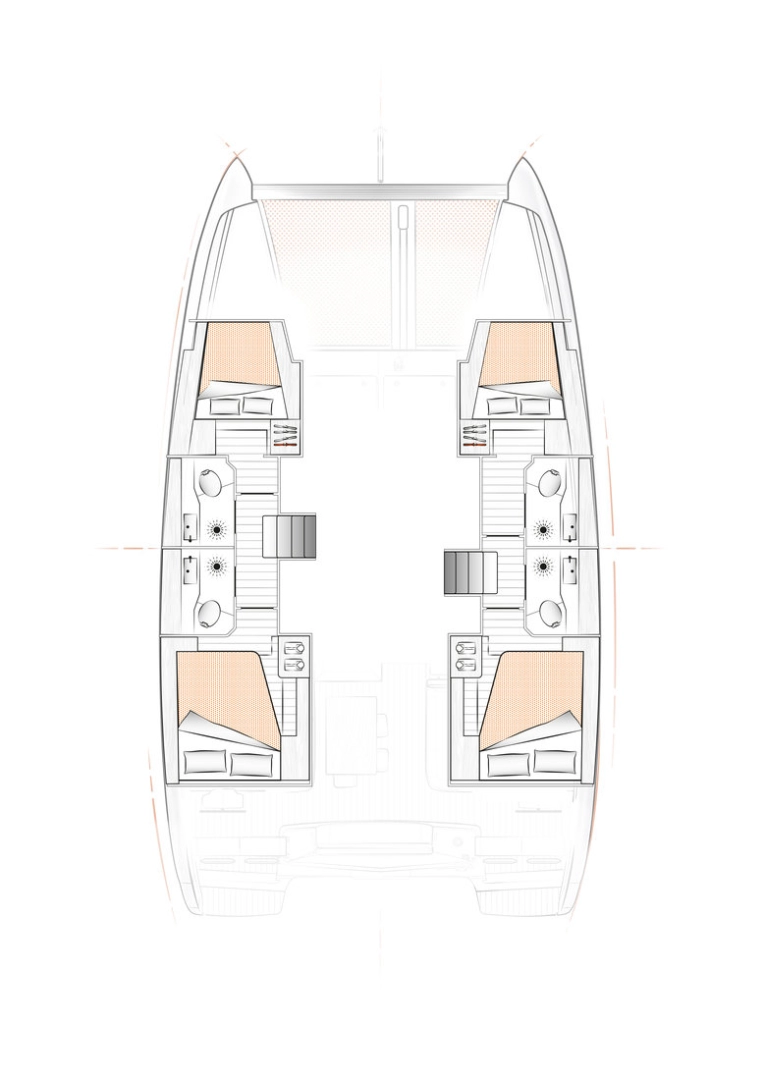Wynajmij Katamaran z lub bez skippera Excess w Komolac
