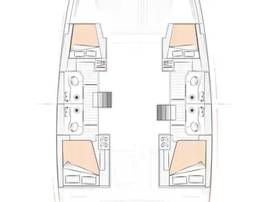 Wynajmij Katamaran z lub bez skippera Excess w Komolac