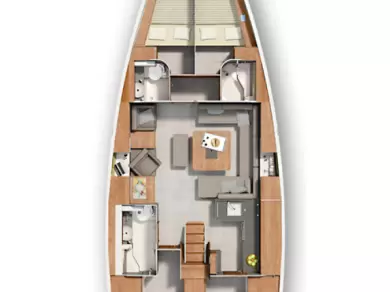 Wynajem łodzi Hanse Hanse 455 w Kaštela na SamBoat 