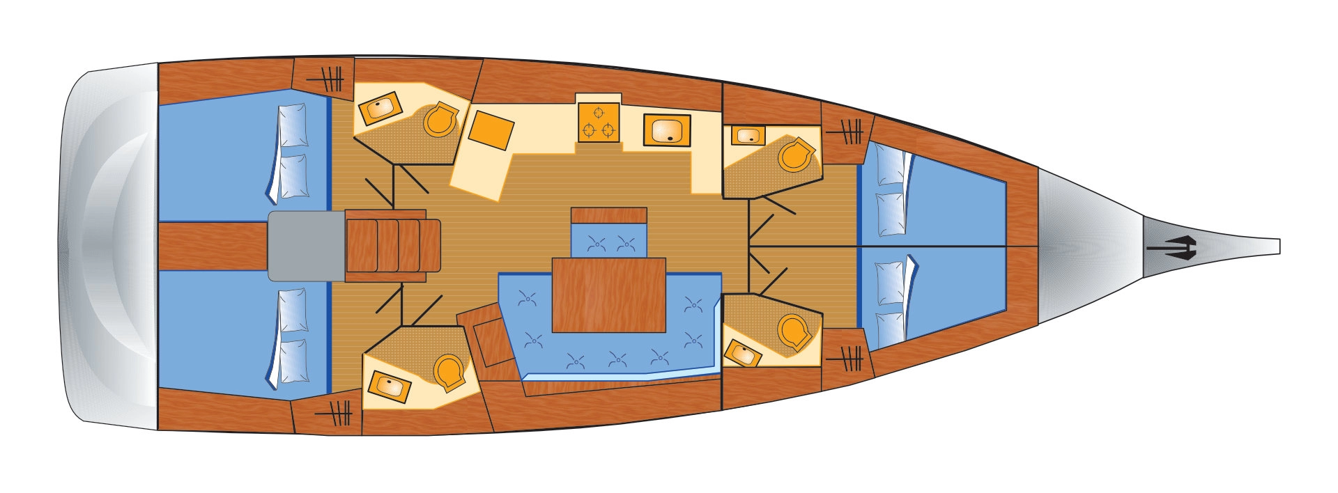 Wynajem w Can Pastilla- Bénéteau Oceanis 46.1 na SamBoat