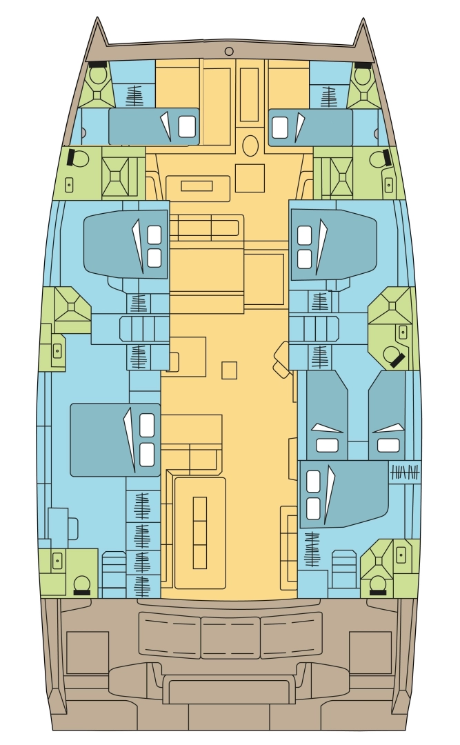 Wynajem Katamaran w Nassau - Bali Bali 5.4