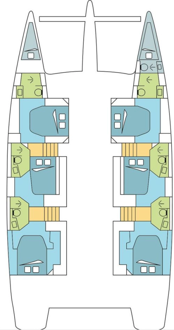 Wynajem łodzi Fountaine Pajot Ipanema 58 w Le Marin na SamBoat 