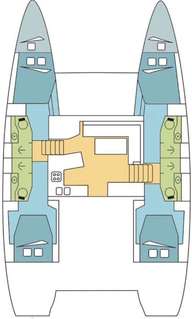 Katamaran do wynajmu w La Paz w najlepszej cenie