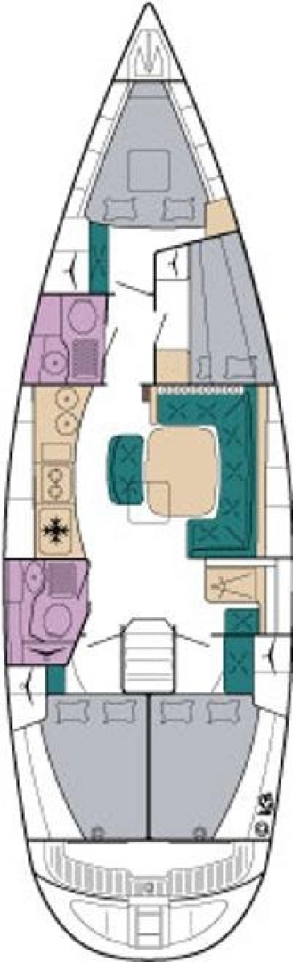 Wynajem łodzi Ávdira tanio Bavaria 44