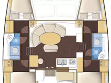 Wynajem Katamaran Lagoon z patentem 