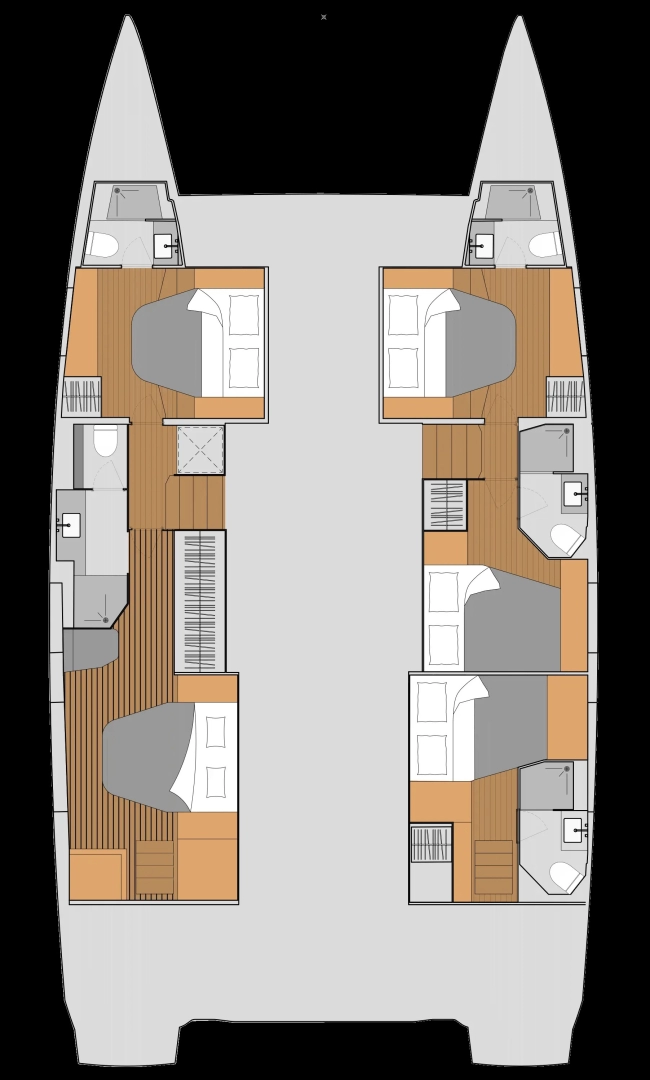 Wynajem Katamaran Fountaine Pajot z patentem 