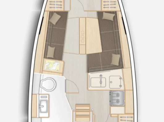 Wynajem Żaglowiec Hanse z patentem 