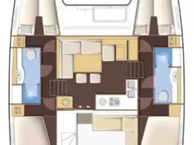 Wynajem łodzi Mai Khao tanio Lagoon 400 S2