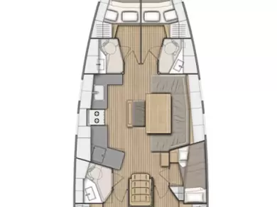 Wynajem Żaglowiec w Preveza - Bénéteau Oceanis 46.1