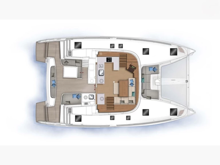 Wynajmij Katamaran z lub bez skippera Lagoon w Parikia