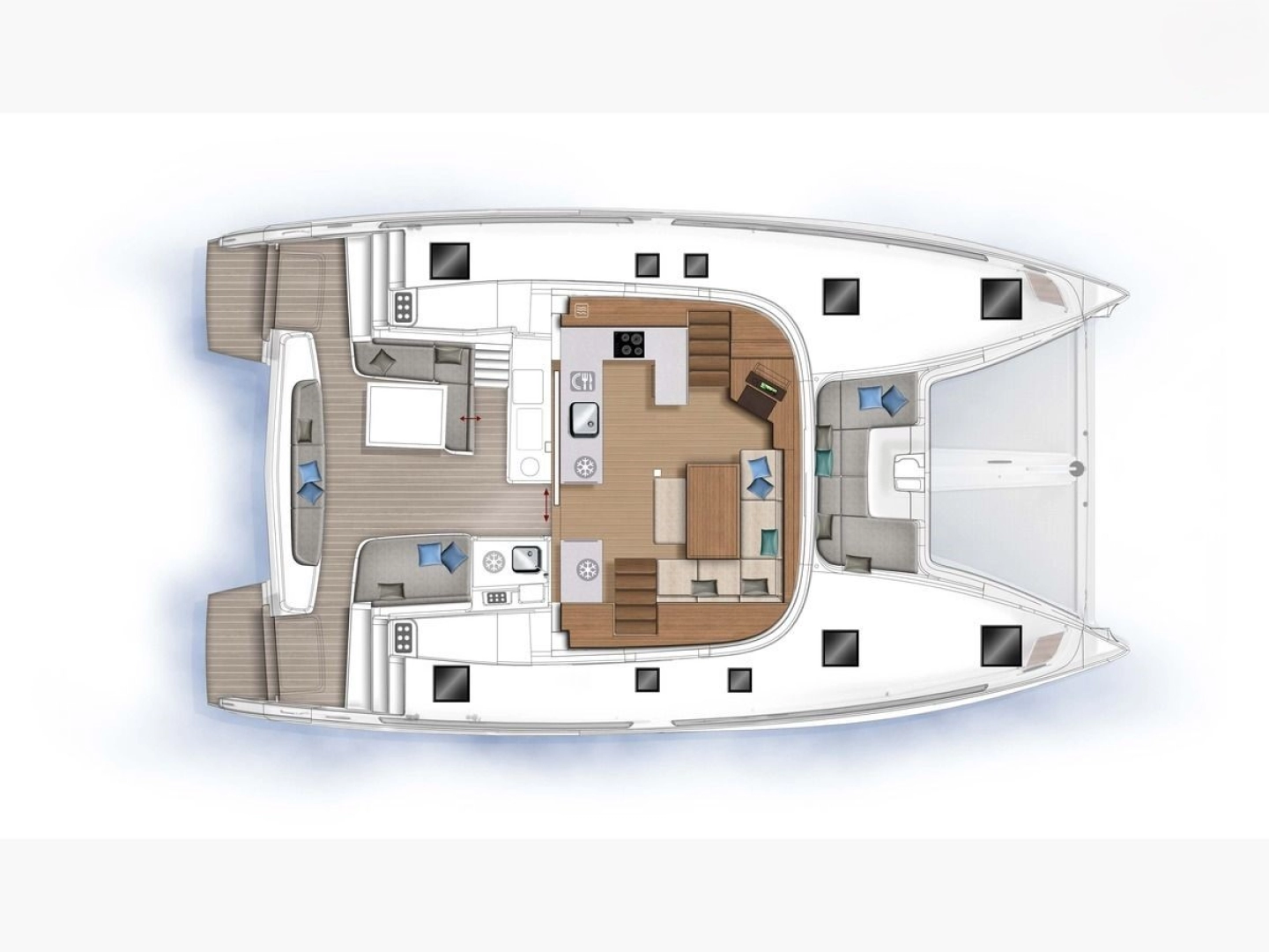 Wynajmij Katamaran z lub bez skippera Lagoon w Parikia