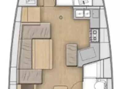 Wynajem Żaglowiec Bénéteau z patentem 