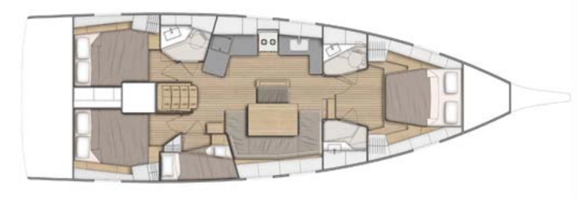 Wynajmij Bénéteau Oceanis 46.1 w Komolac