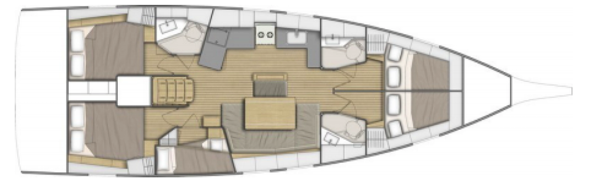 Wynajem w Rhodes (City)- Bénéteau Oceanis 46.1 na SamBoat