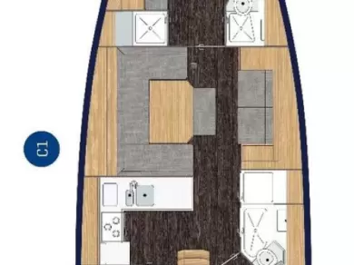 Wynajem łodzi Zadar tanio Bavaria C45