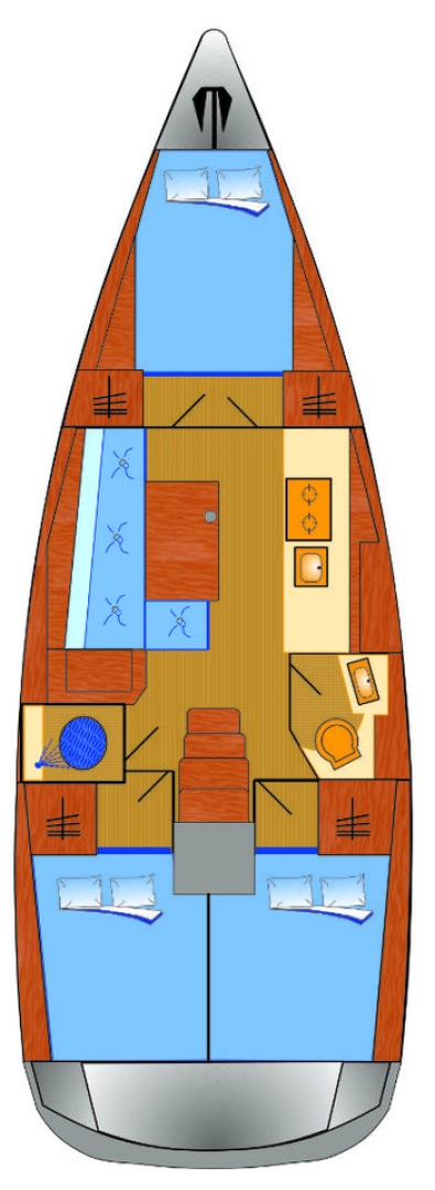 Wynajem Żaglowiec w Punat - Bénéteau Oceanis 38.1