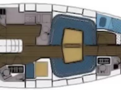 Wynajem Żaglowiec Elan z patentem 