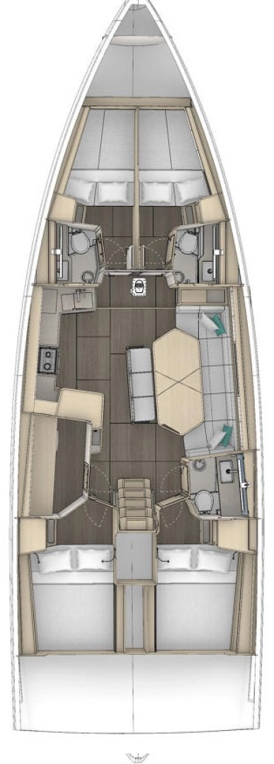 Wynajem w Sukosan- Dufour Dufour 48 na SamBoat